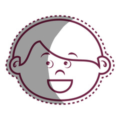 cute little boy character vector illustration design