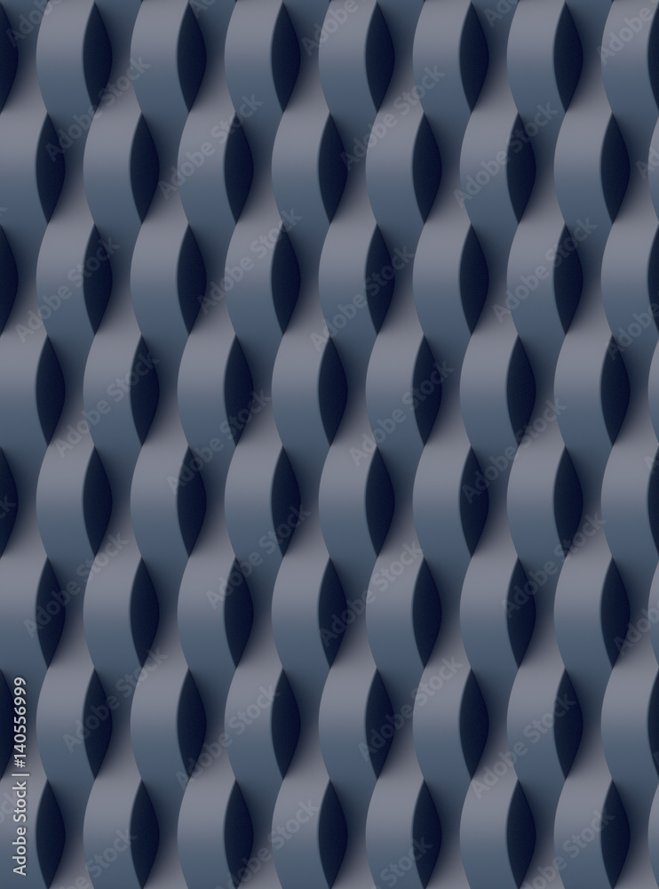 Aufkleber Dark seamless texture surface pattern. 3d rendering