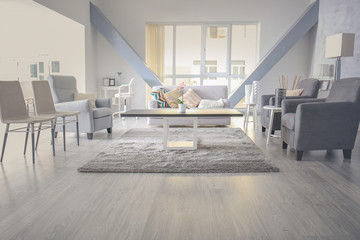 Interior design of living room