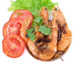 Deep Fried Shrimp with Tamarind Sauce