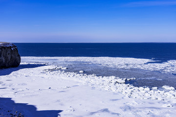 能取岬とオホーツク海の流氷 © san724