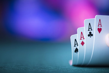 Obraz premium poker game