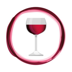 wine cup isolated icon vector illustration design