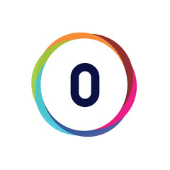 Abstract Multicolor App Button