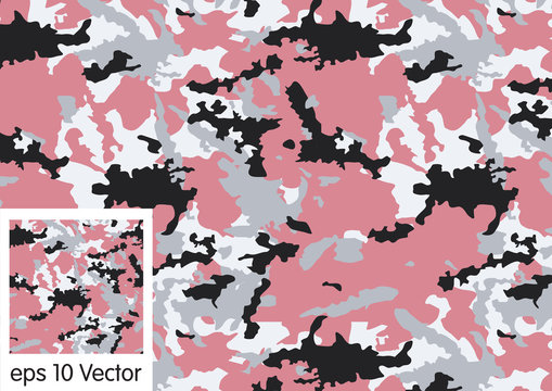 Seamless, Camouflage pattern vector