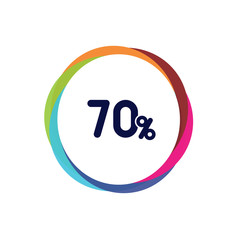 Abstract Multicolor App Button

