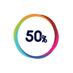 Abstract Multicolor App Button
