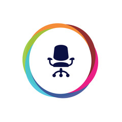 Abstract Multicolor App Button