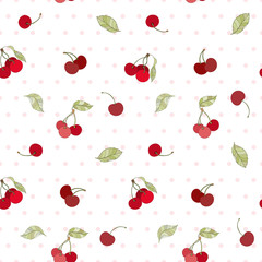 Seamless berry pattern