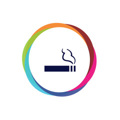 Abstract Multicolor App Button