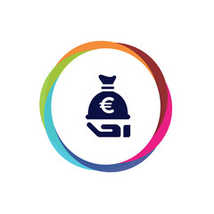 Abstract  Multicolor  App  Button