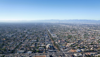 Aerial view of Los Angeles