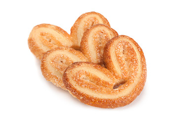 Baked cookies with sugar