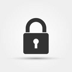 lock icon and  vector
