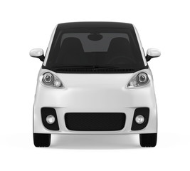 Electric Car Vehicle Isolated