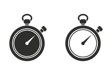 Stopwatch - vector icon.