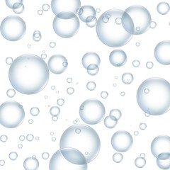 Vector background with bubbles