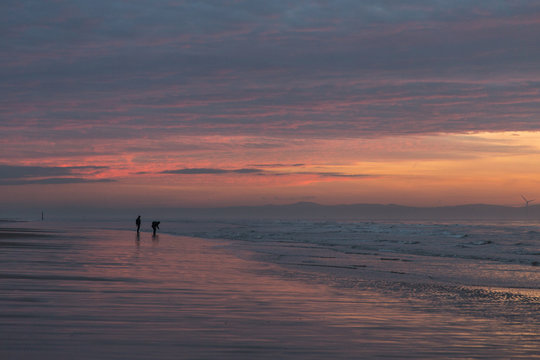 Evening over Formby Beach