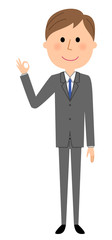 ビジネスマン　OK