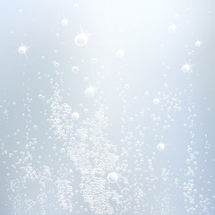 Mineral Water with Bubbles