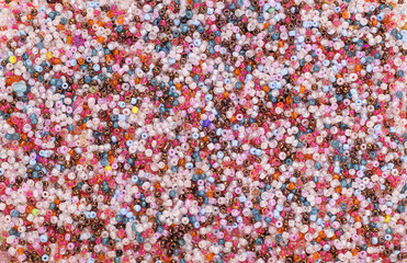 Colorful beads for Background and texture