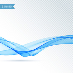 Obraz premium wavy background in blue color