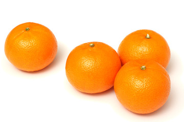 mandarin isolated on white background