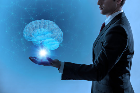 AI(Artificial Intelligence) concept, 3d rendering