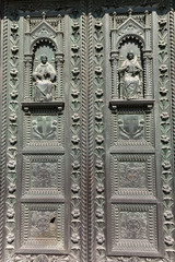  The door of Basilica of Saint Anthony in Padua, Italy