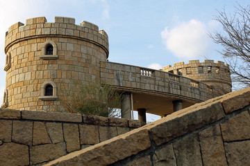 松山総合公園の展望台