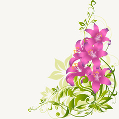 Floral spring graphic design with colorful flowers for t-shirt, fashion, prints. Vector illustration - 140601111
