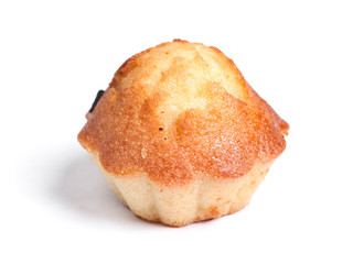 Muffin cake isolated