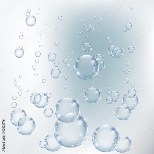 " Vector background with bubbles" Stock image and royalty-free vector