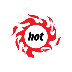 fire vector logo