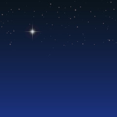 Starry Night - Vector