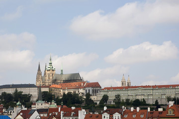 Naklejka na ściany i meble The buildings of Prague