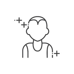 Man, human avatars icon