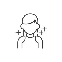 Woman, human avatars icon