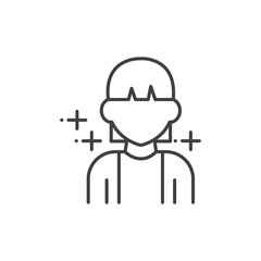 Woman, human avatars icon