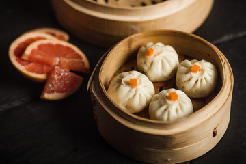 Dim Sum dumplings. Chinese traditional food