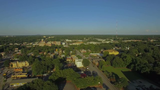 Aerial Georgia Atlanta September 2016 4K