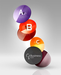 Circle banner template