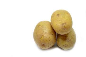 Ratte potatoes heap