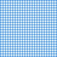 Vector gingham pattern in blue background