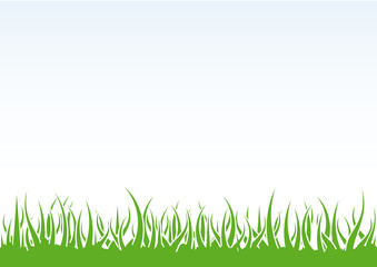 Grass background vector. Green grass vector illustration. Natural background