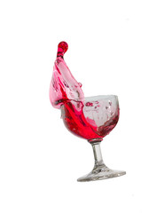 splash in a wineglass
