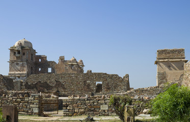 Fototapeta premium Chittorgarh an ancient fort in India 