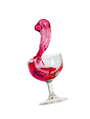 splash in a wineglass