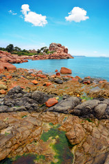 Ploumanach, Pink Granite Coast in Brittany, France