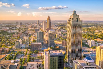 Foto auf Alu-Dibond Skyline of Atlanta city © f11photo